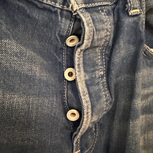 Moussy Women's Straight Leg Blue Jeans - Picture 3 of 7